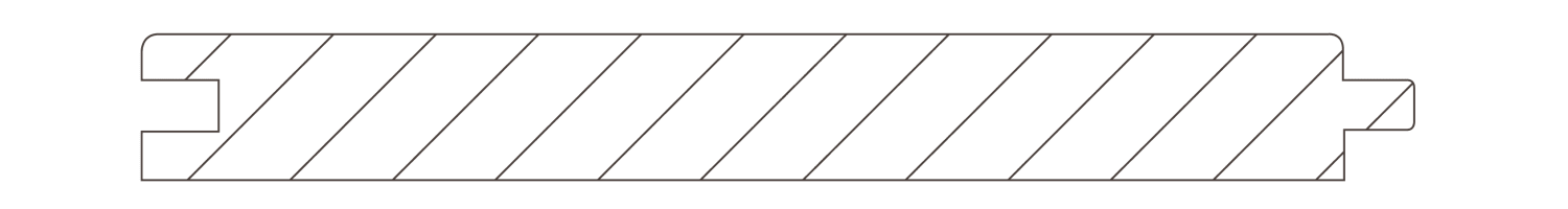 Muster Blockwandschalung - Fichte